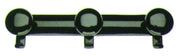 APPENDIABITO CON POMOLO 3 posti (cm. 42,5x10,5 h) Bianco