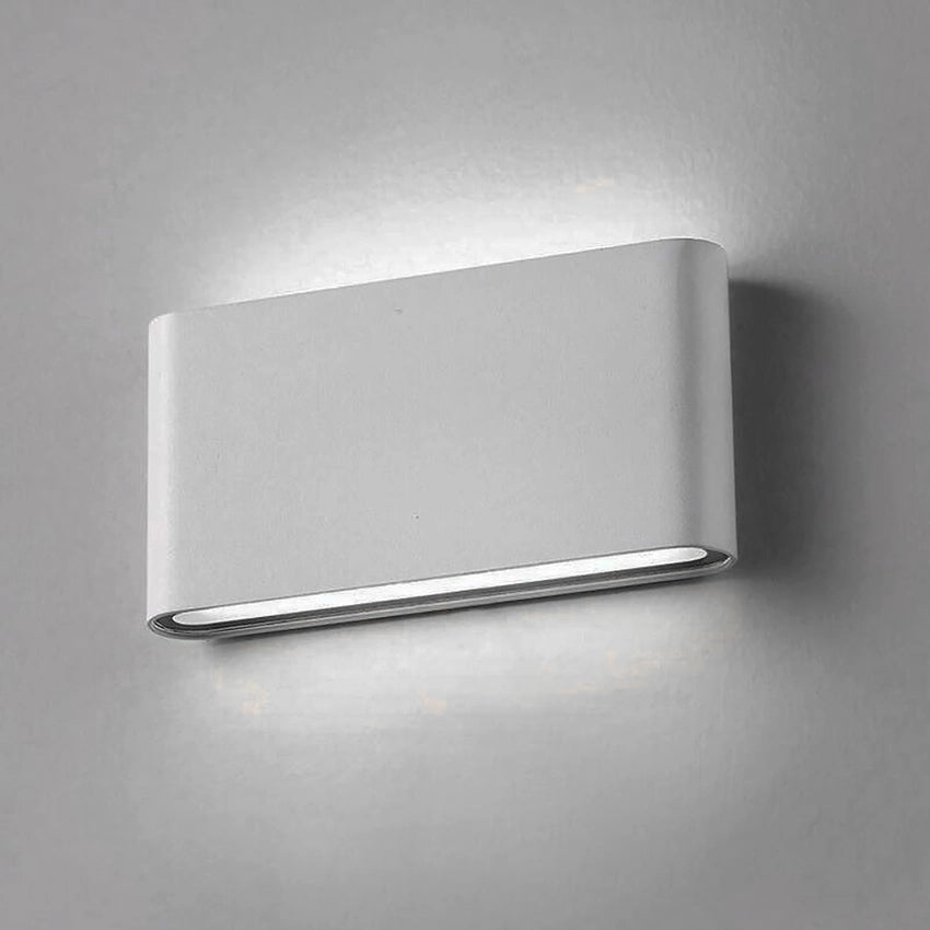 APPLIQUE LED RETTANGOLARE SILM 16W LUCE FREDDA 6500K° - DESIGN ELEGANTE IN ALLUMINIO BIANCO