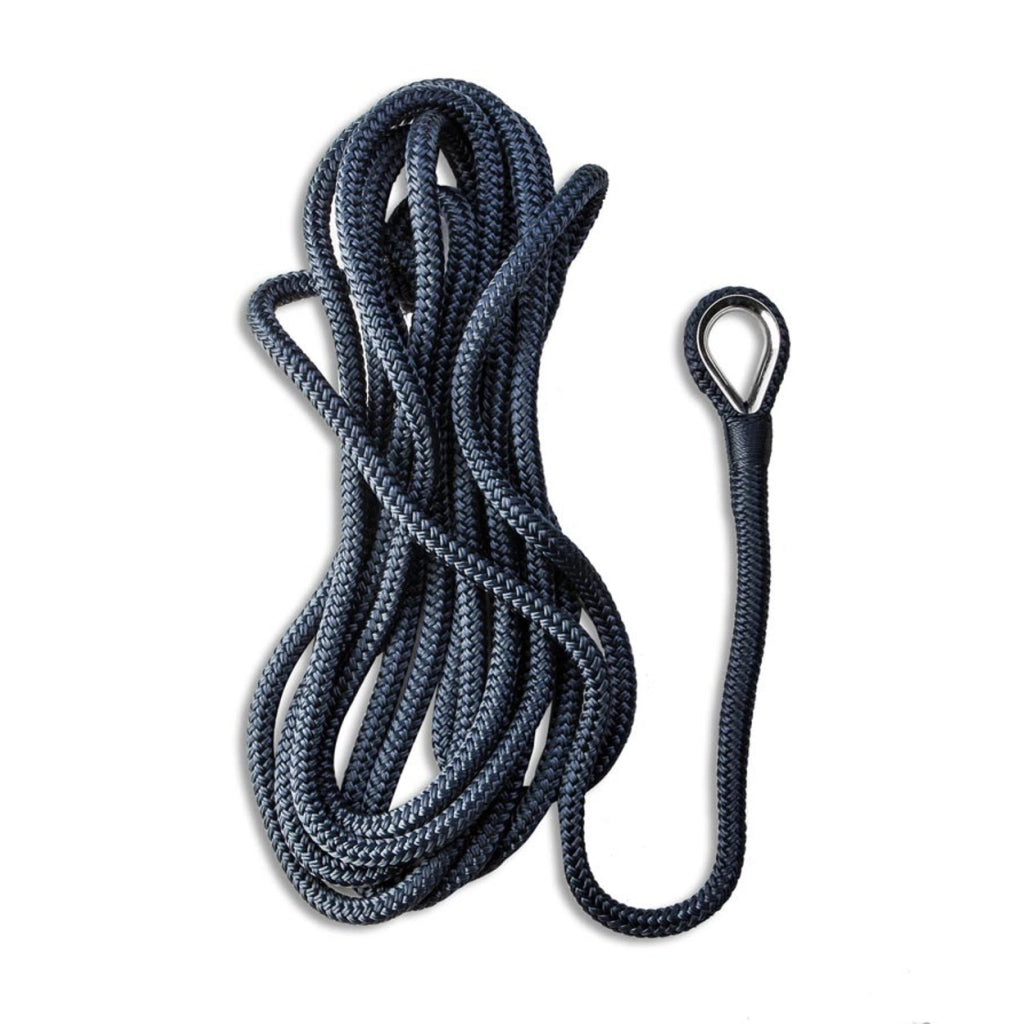 Cima di ormeggio blu impiombata redance inox 16 mm 11 mt nautica