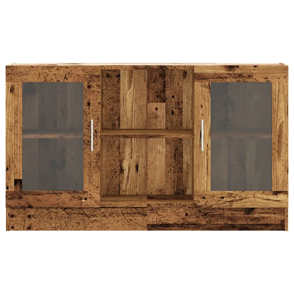Credenza Legno Antico 120x30,5x70 cm in Truciolato 856164