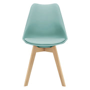 Set di 6 sedie da pranzo similpelle faggio colore menta 03_0006781