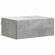 Mobiletto da notte a muro Grigio Cemento 49 x 34,5 x 20 cm 898451