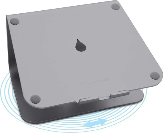 Stanza di lavoro rotante mStand360 con base di rotazione Space Grigio (registrato brevettuale) - Disegno Ergonomico - Posizione migliorata |Stanza di lavoro|0|0|0|Disco|Disco