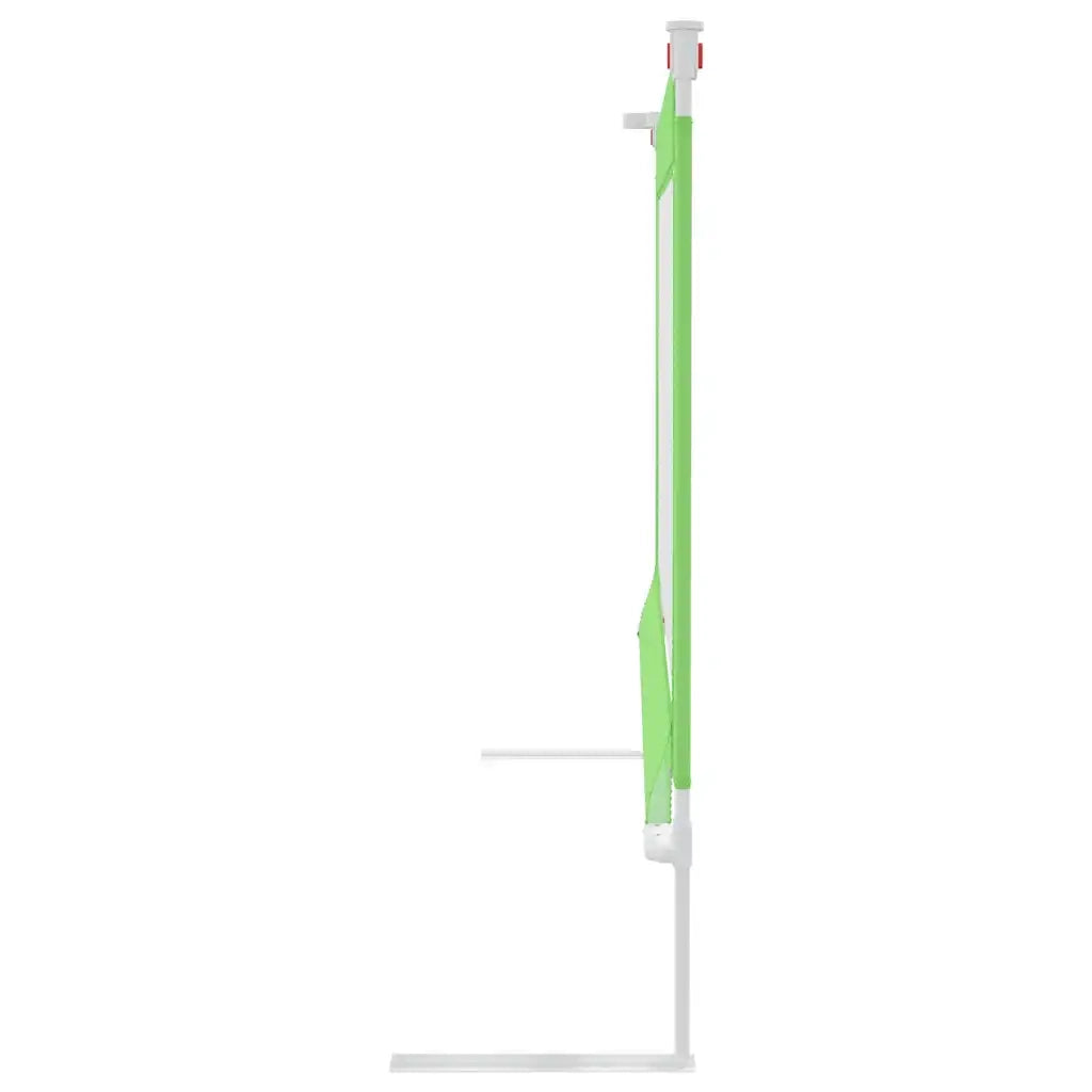 Sponda Letto di Sicurezza per Bambini Verde 100x25cm in Tessuto 10190