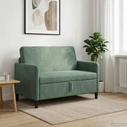 Divano con Storage Verde Mare 122 x 78 x 87 cm Poliestere 42036916