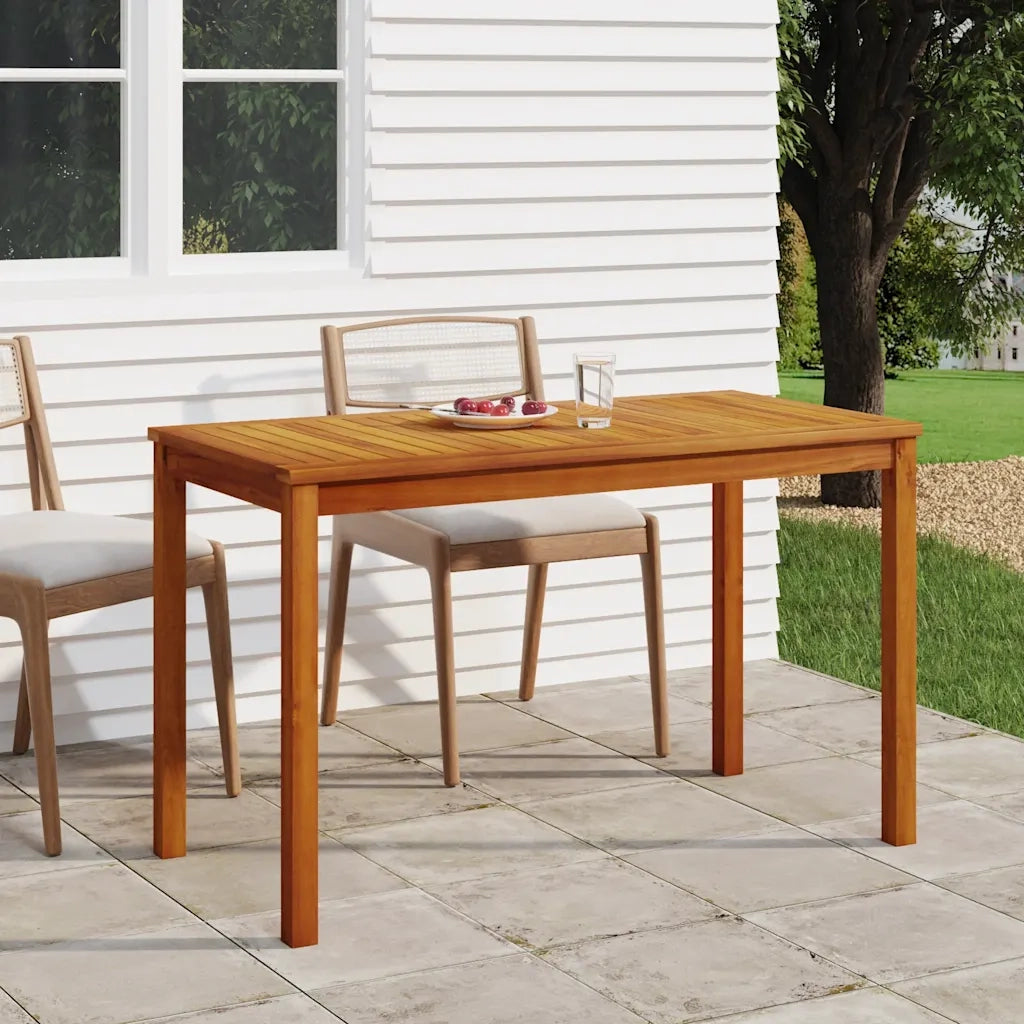 Tavolo da Giardino | Tavolino da esterno 110x55x67 cm Legno Massello d'Acacia