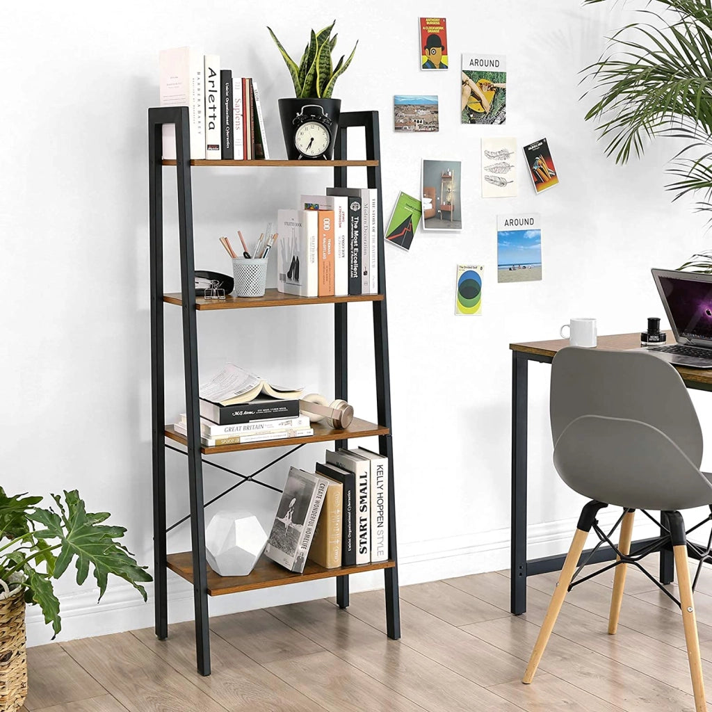 Libreria in stile rustico VALORA per soggiorno, camera da letto, ufficio - LLS44X