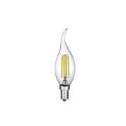 Lampadina LED fiamma E14 trasparente 2700K Trio