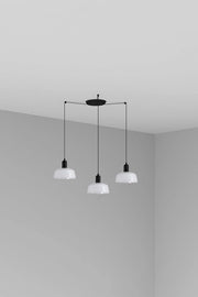 TATAWIN S metallo 3L Lampada a sospensione bianca
