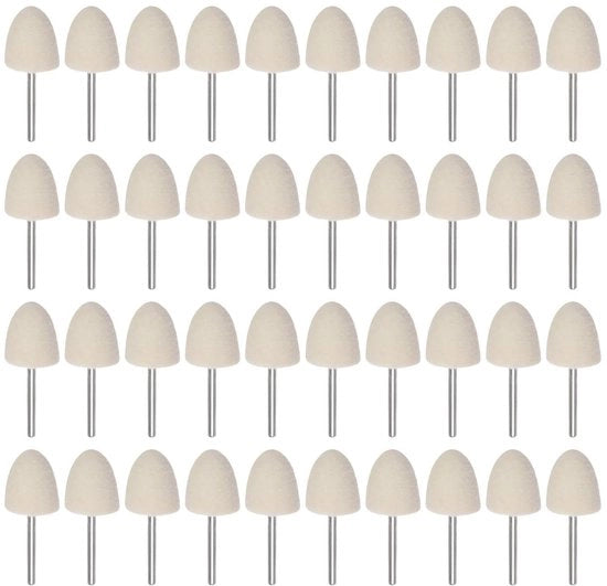 Montaggio conico per utensili da trapano, 40 pezzi, testa 18 mm, diametro 1/8 pollici. Conici abrasivi, burrs, viti, cono abrasivo per utensili da trapano.