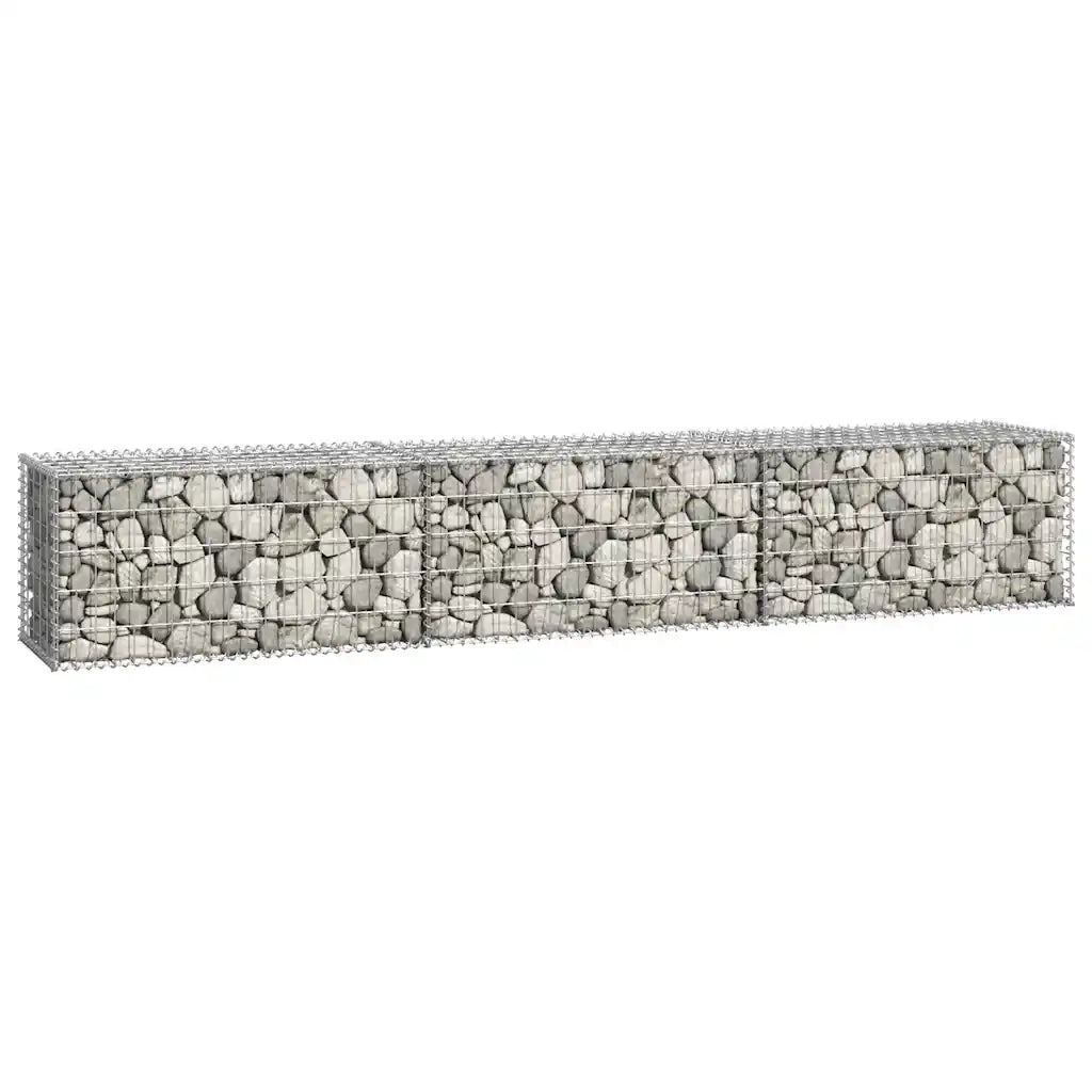 Gabbione con Copertura in Acciaio Zincato 300x50x50 cm cod mxl 13141