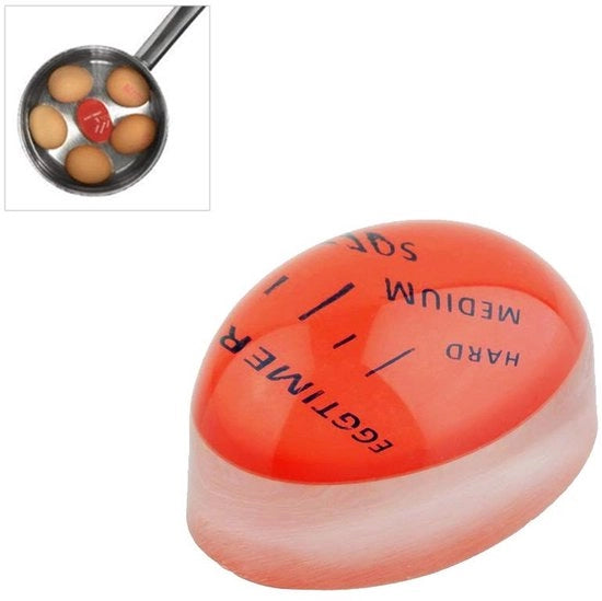 Elettrodomestico per Cottura Uova - Indicatore di Temperatura - Accessorio di Cucina Fondamentale - Adatto per Uso Domestico/Hotel - Materiale di Cottura Sicuro - Dimensioni 5,7 Cm - Non Tossico - Cottura Uova Elettrica