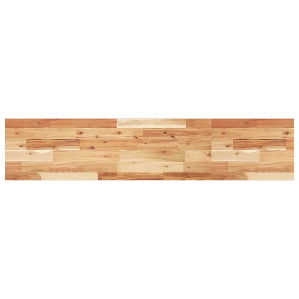 Mensole da Parete 2 pz 120x30x2 cm Legno Acacia Rifinito a Olio 3279540