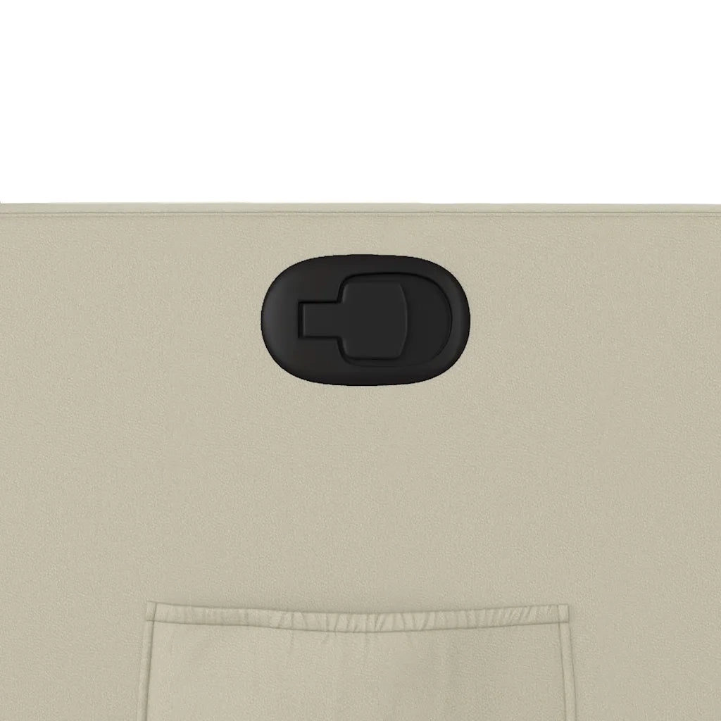 Divano Sedia-Poltrona Reclinabile Crema in Similpelle 141237
