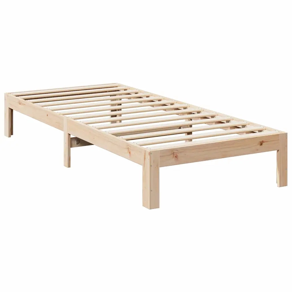Giroletto senza Materasso 80x200 cm in Legno Massello Pino 859214