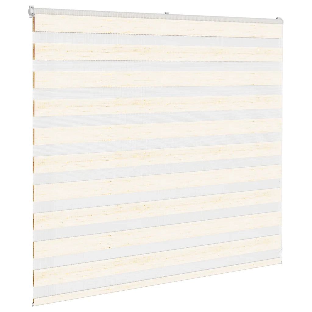 vidaXL Tenda a Rullo Zebra Larghezza Tessuto 155,9 cm Poliestere