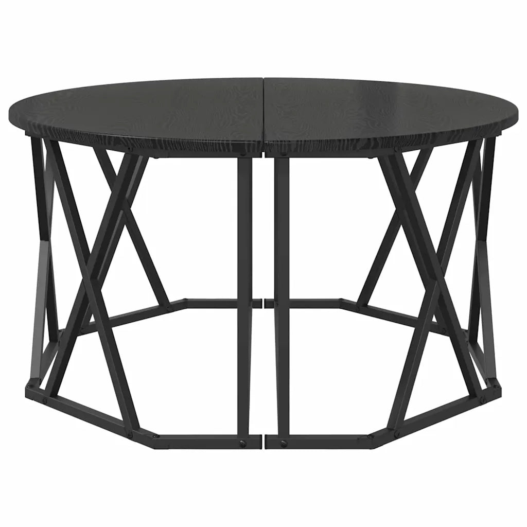 Tavolino da salotto Rovere Nero 80 x 80 x 42 cm 868249