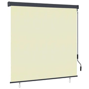 Tenda a rullo-Tenda avvolgibile Crema 180 x 250 cm Tessuto e Alluminio