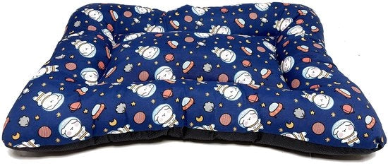 Letto per cani e gatti, piuma antiscivolo, misura S/M/L, cuscino portatile, cuscino, morbido (S, leggero azzurro chiaro)