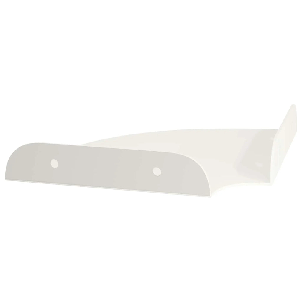 Mensola sospesa con lo scaffale 4 pcs Bianco 15 x 15 x 2 cm