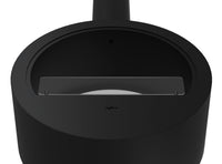 Camino a Bioetanolo Sospeso 218,7xØ70x35 cm Incyrcle 2Side Nero con Vetro