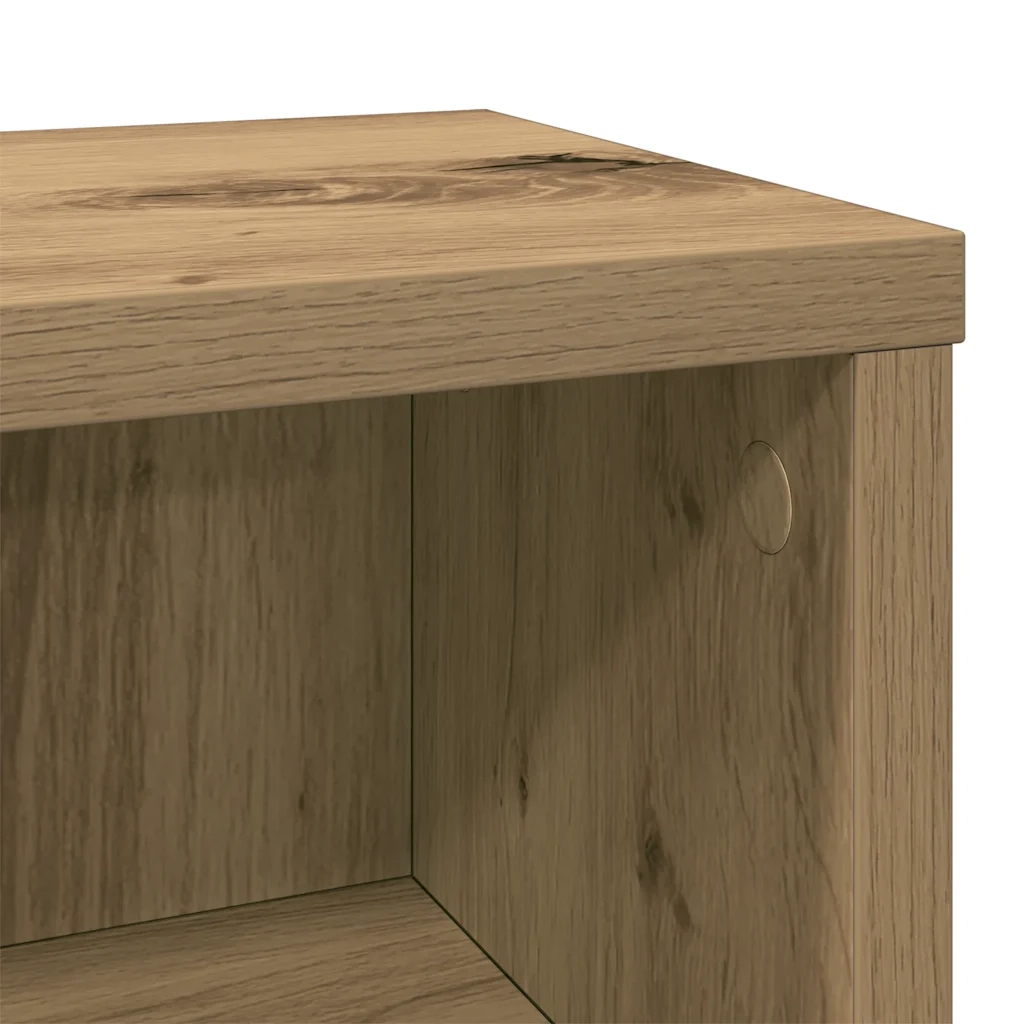 vidaXL Mobile Porta CD Artigianale 21x20x88 cm Legno Multistrato
