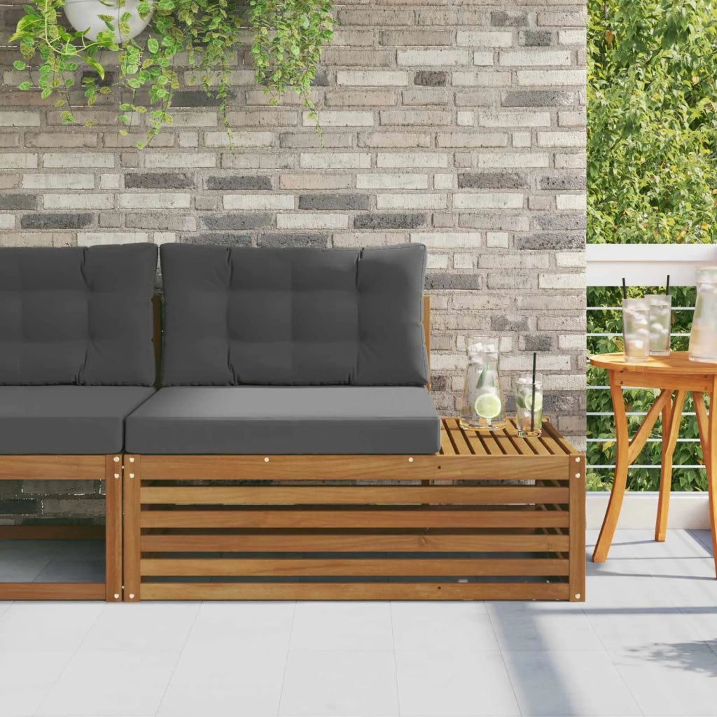 Divano da Giardino-Divano Esterno Finale con cuscino Naturale 115 x 83 x 73 cm 790982