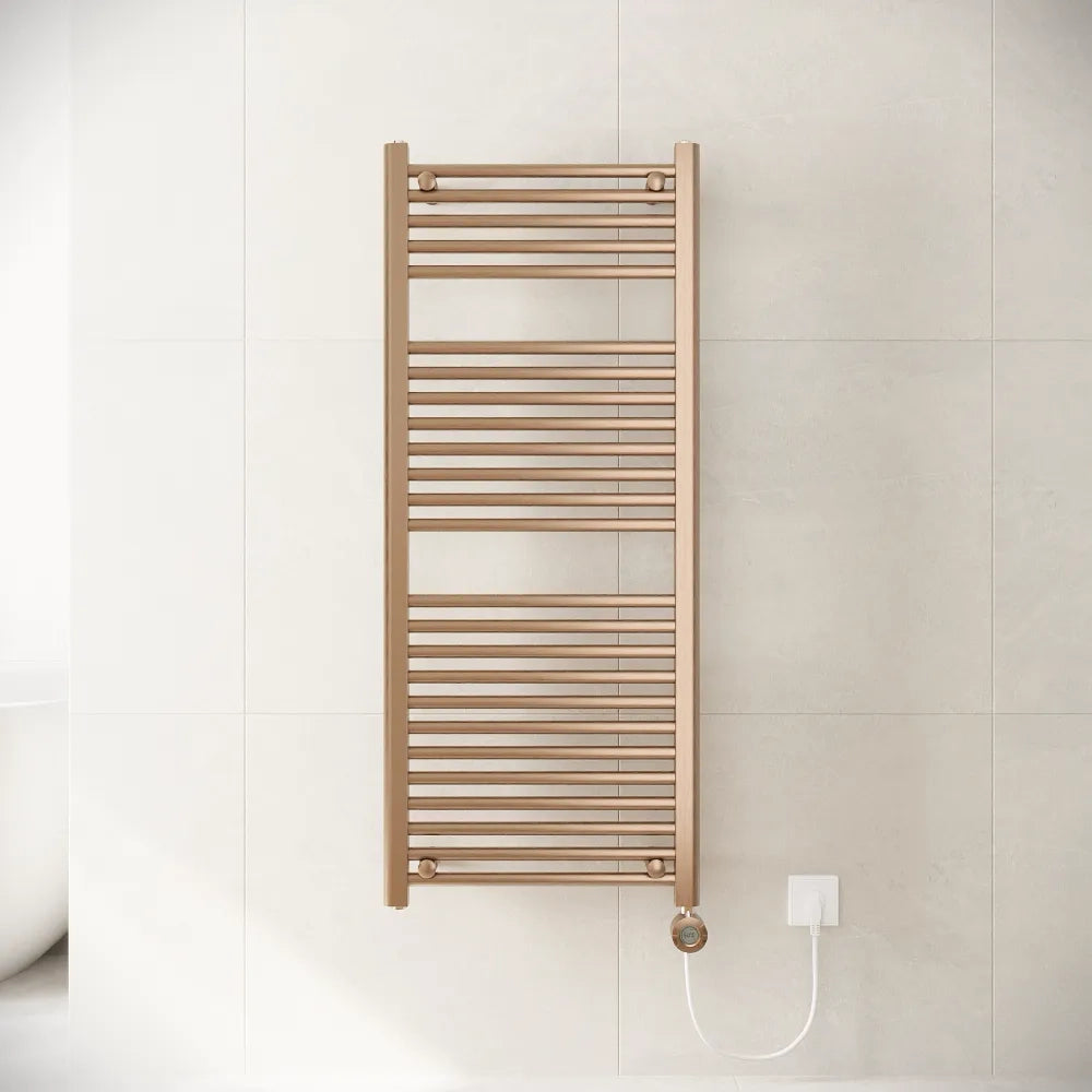 Termoarredo elettrico 1200x500 oro rosa interasse 450 | Polaris