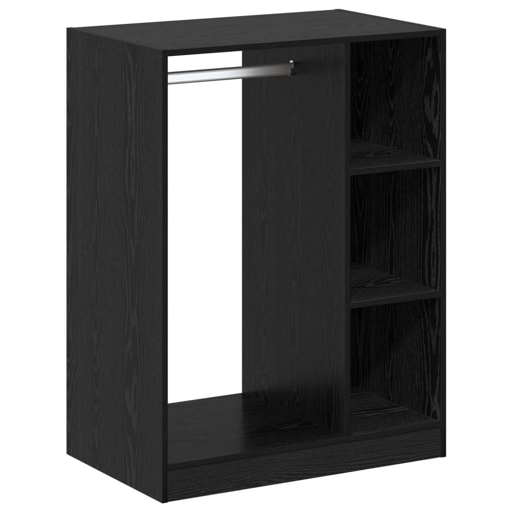 Guardaroba con lo scaffale Rovere Nero 77 x 48 x 102 cm 879644