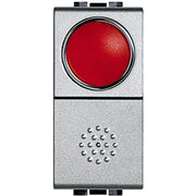 Bticino Living Light Pulsante con portalampada rosso NT4038R