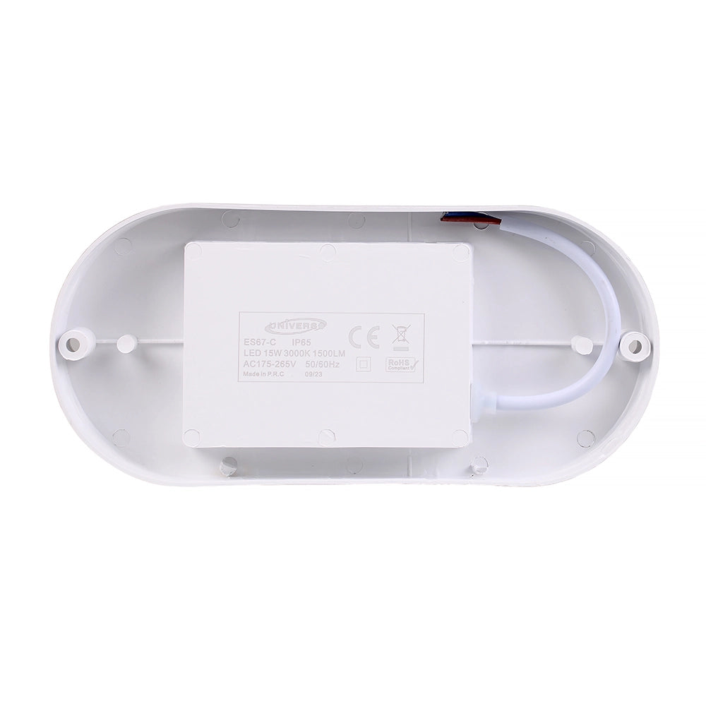 APPLIQUE LED DA PARETE 15W LUCE FREDDA 6500K - ILLUMINAZIONE MODERNA ED EFFICIENTE PER INTERNI ED ESTERNI