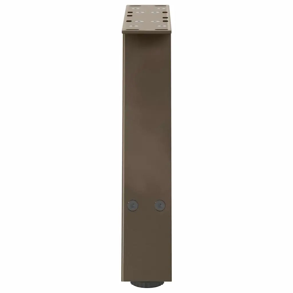 Gambe per Tavolino da Caff¨¨ a Forma di A 2 pz-Set di 2 Gamba per Tavolo 30x(30-31) cm Acciaio