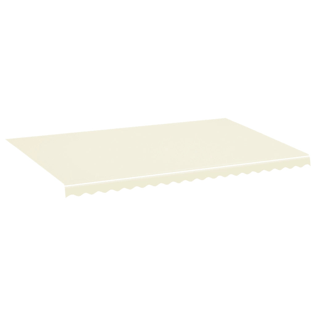 Tessuto di Ricambio per Tenda da Sole Crema 500x350 cm Poliestere 311932