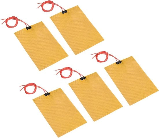 Vermicelli plus - Foliato termoisolante a poliimide 24V 50W 135 mm x 95 mm - Elementi di riscaldamento autoadesivi con temperatura costante