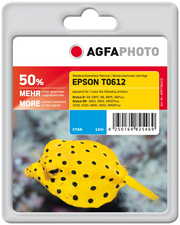 ORIGINAL Agfa Photo Cartuccia d'inchiostro ciano APET061CD ~420 Seiten 12ml Agfa Photo T0612 (C13T06124010)