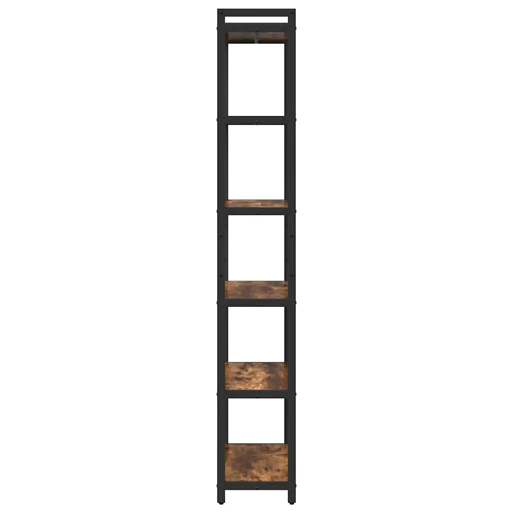 Libreria-Scaffale per Libri-Mobile di Stoccaggio Rovere fum¨¦ 40 x 30 x 85 cm Legno multistrato 791194