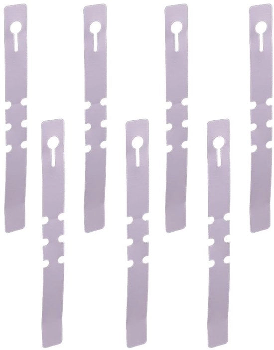 Etichette per piante 100 pezzi - Etichette per giardino flessibili - PVC - Etichette per piante - Resistenti all'acqua - Facili da scrivere 2 x 21 cm - Etichette per giardino