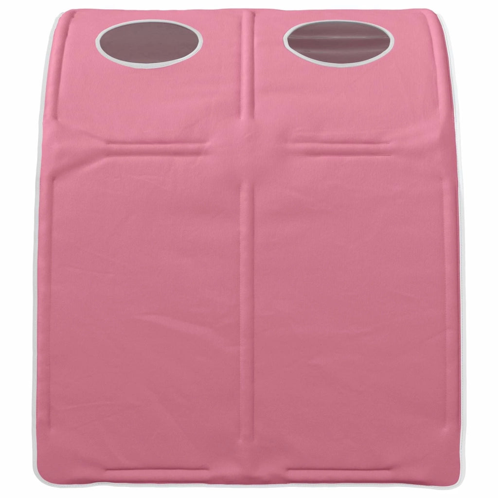 Tunnel per Letto 2 pcs Rosa 211 x 67.5 x 2 cm Poliestere 893711