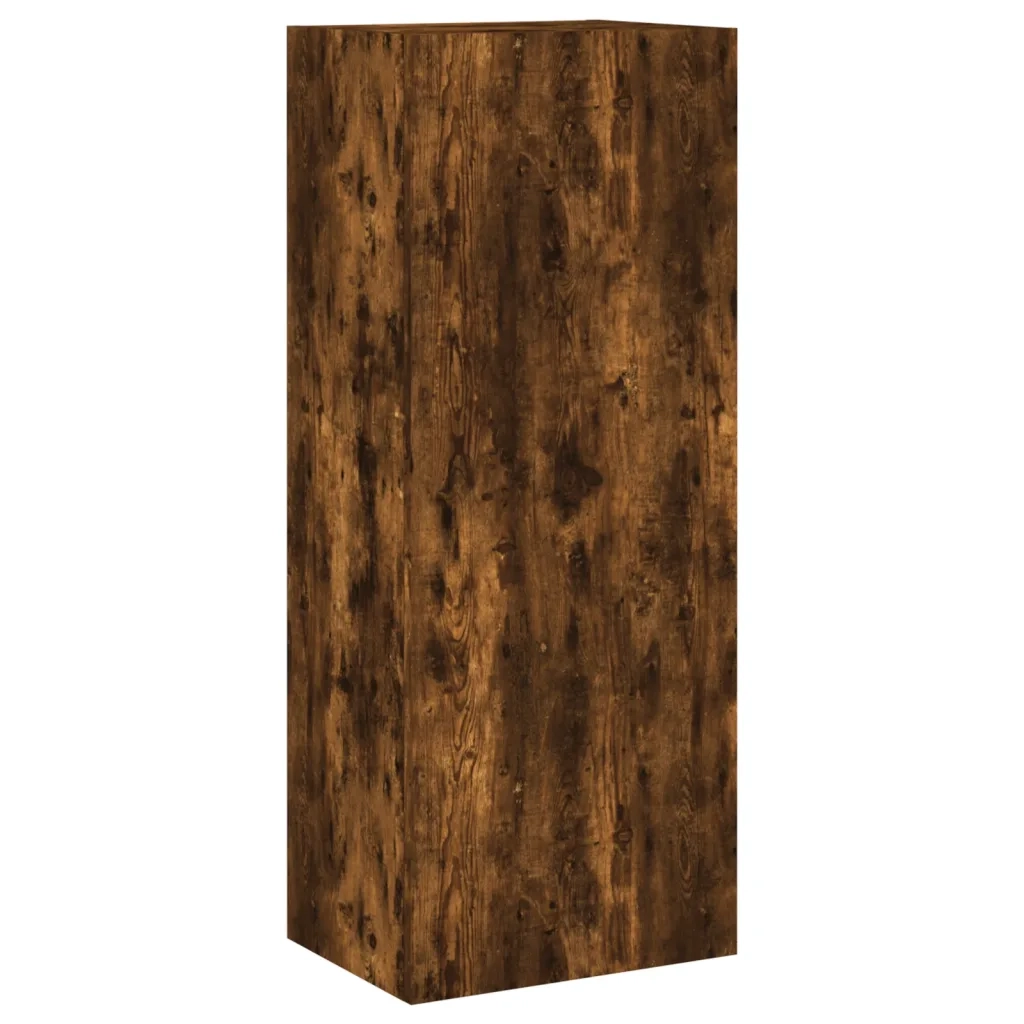 Mobili TV a Muro 5pz | Armadietto TV | Mobile Porta TV Rovere Fumo in Legno Multistrato