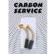 COPPIA 2PZ CARBONCINI SPAZZOLE MOTORE PER TRAPANI 7 x 12 x 18/19,5 mm  - UNIVERSALE