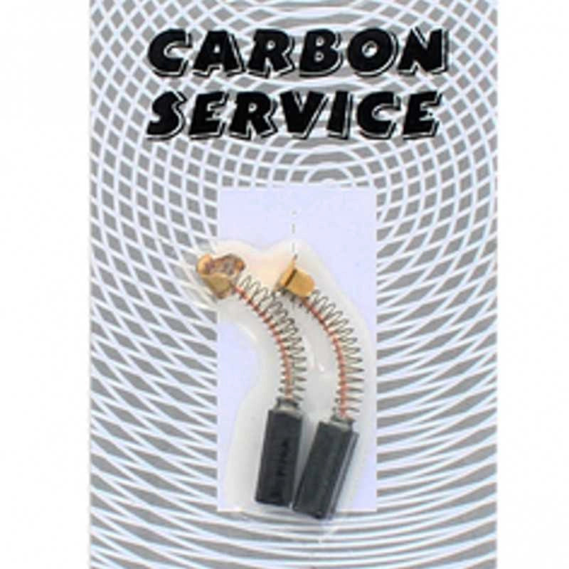 COPPIA 2PZ CARBONCINI SPAZZOLE MOTORE PER TRAPANI 7 x 12 x 18/19,5 mm  - UNIVERSALE