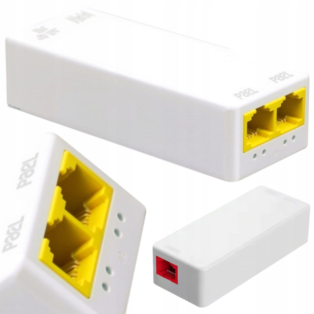 Ripetitore POE NetPro POE012-S – 2x RJ45, 10/100Mbps, Fino a 250m | Compatibile IEEE802.3af/at | Certificato CE RoHS FCC