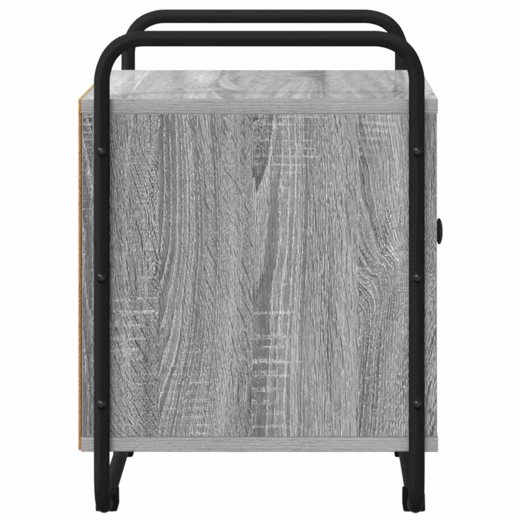 Armadio da Notte 2 pz Sonoma grigio Legno ingegnerizzato 8007606