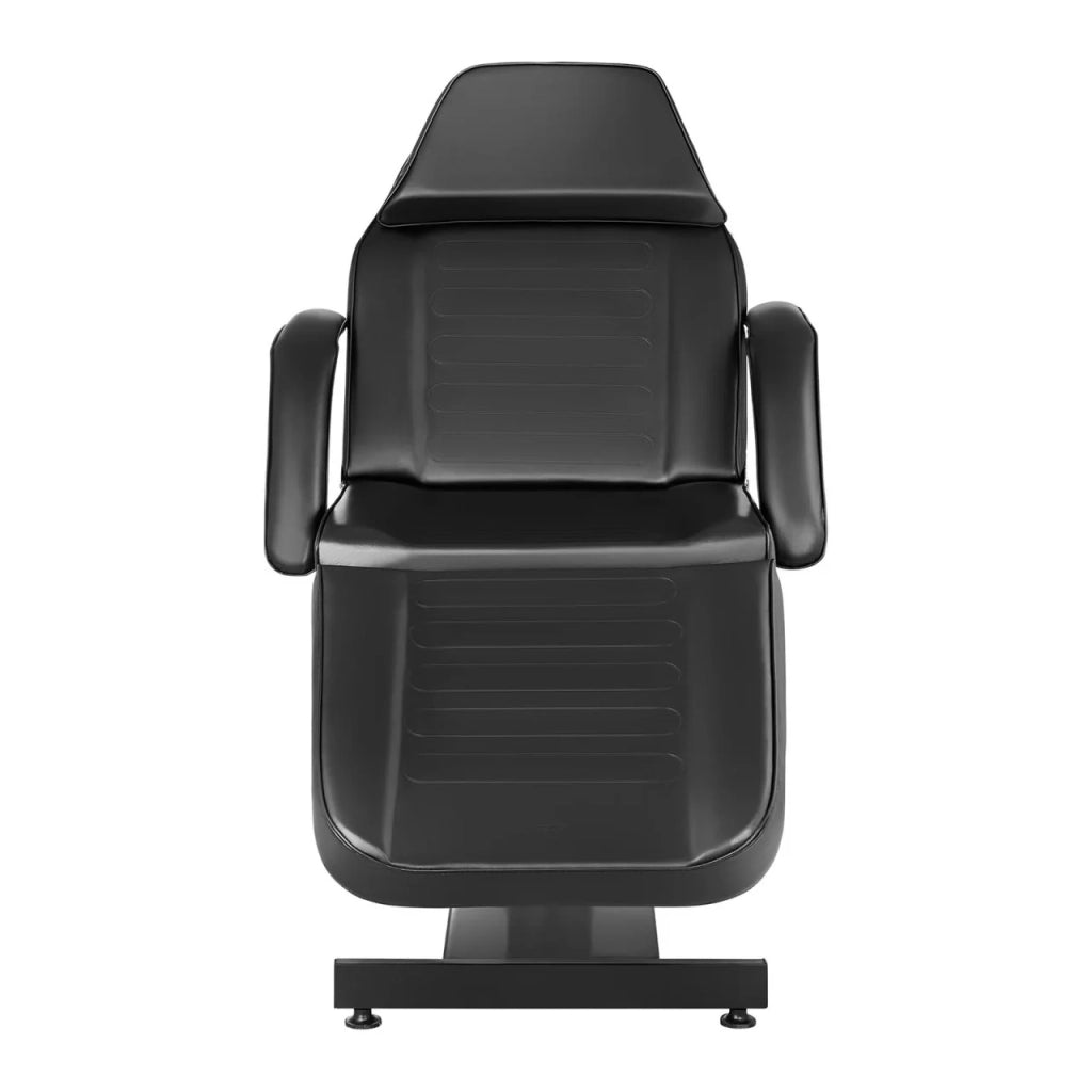 Poltrona estetica struttura: ferro e acciaio inox rivestimento sintetico in PVC nero 14_0001660