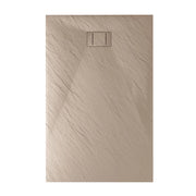 Piatto Doccia 80x150x2 6 CM Rettangolare Tortora Effetto Pietra mod. Blend