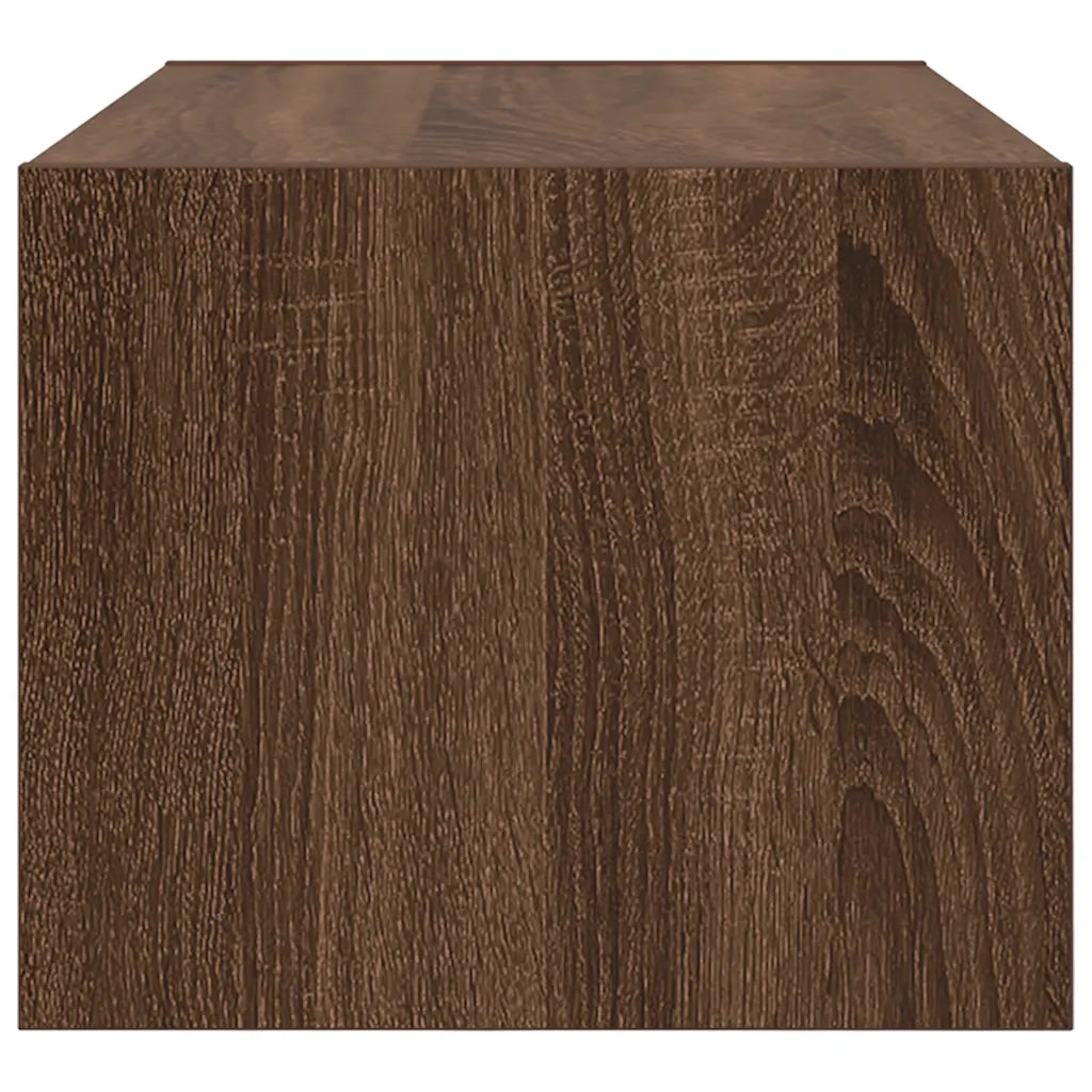 Mobili TV 2 pz Rovere Marrone 60x31x25,5 cm Legno Multistrato