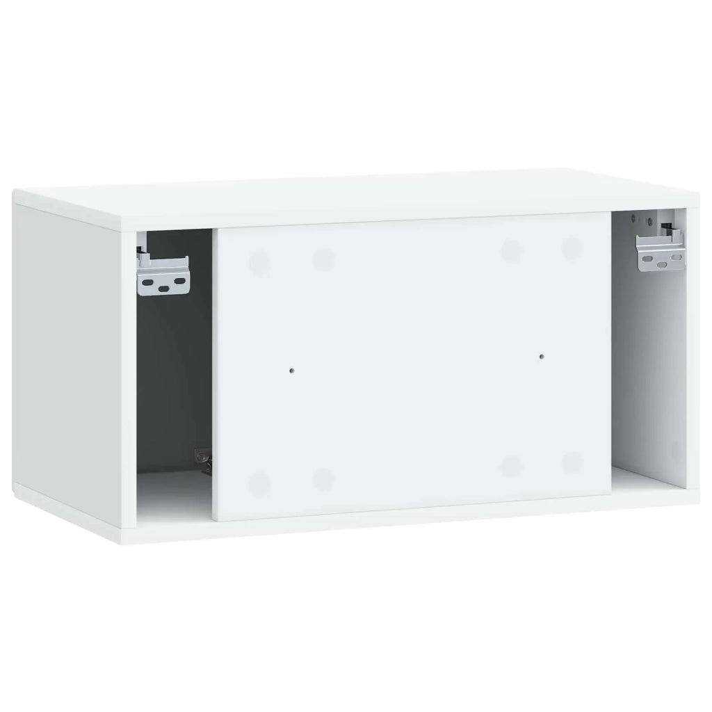 Mobile Porta TV da Muro Bianco 59,5 x 31 x 30 cm 898025