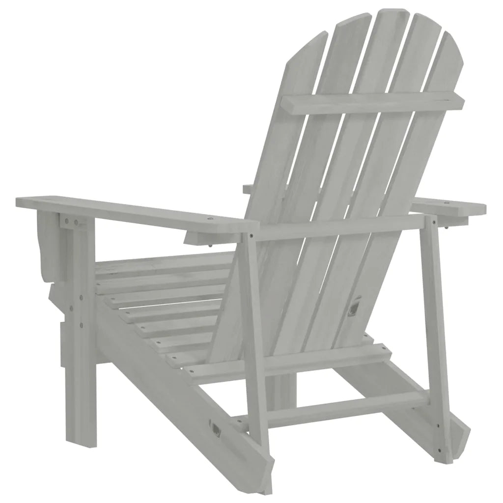 Sedia da Giardino in Legno Grigio cod mxl 18350