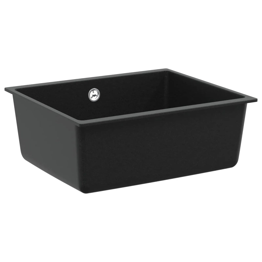 Lavello Nero 530 x 460 mm 80% Quarzo e 20% Resina 42028424