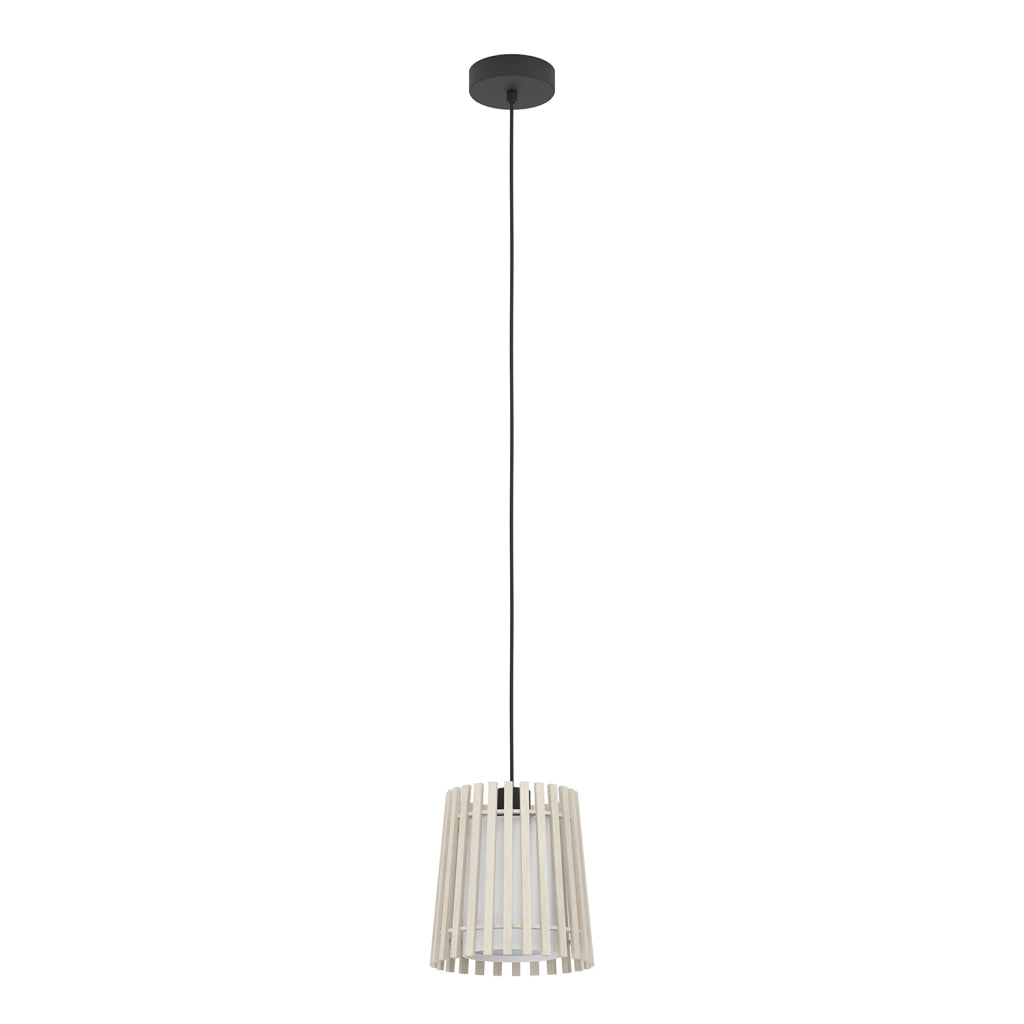 Lampadario A Sospensione Contemporaneo Fattoria Acciaio Nero 1 Luce E27